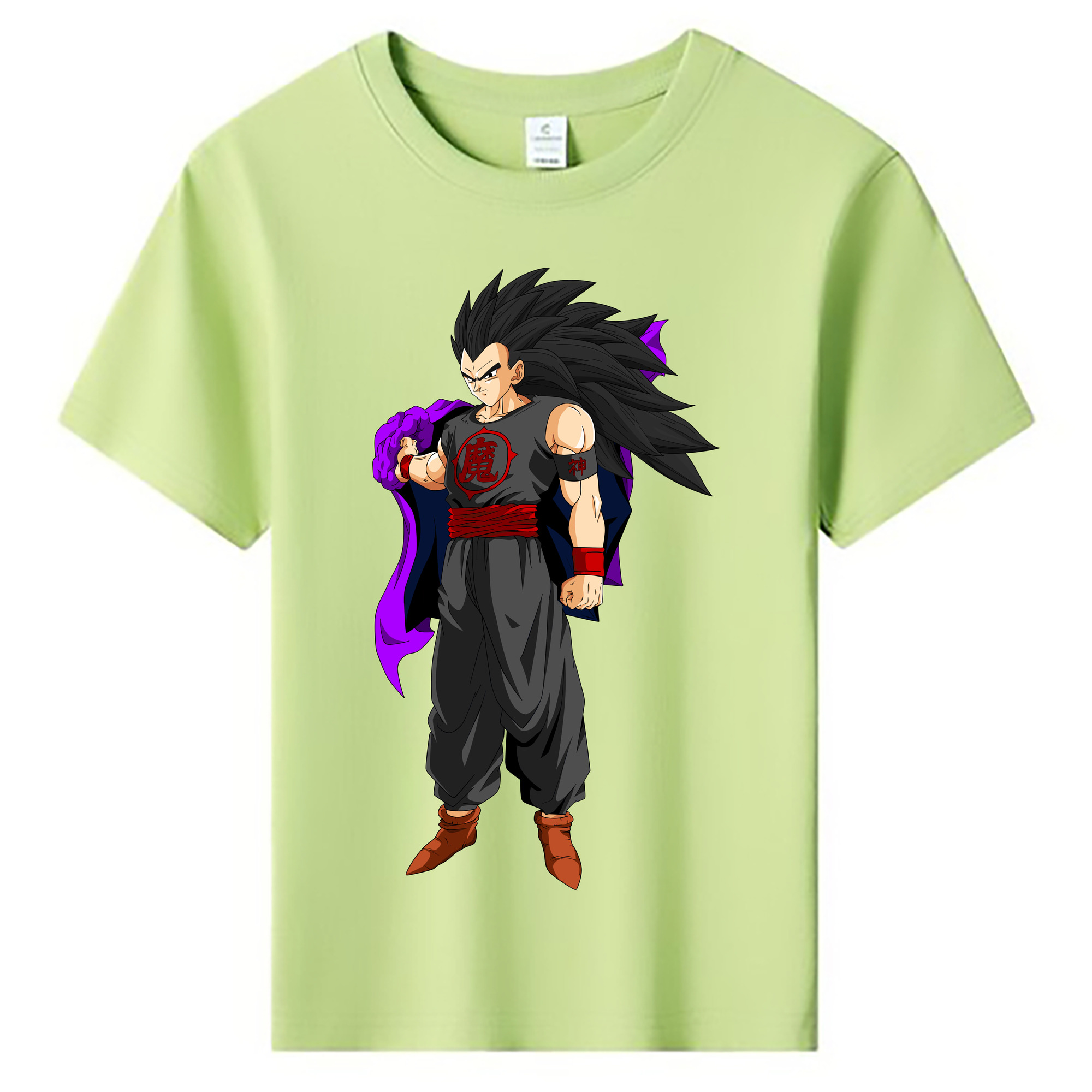 （画像用） ドラゴンボール ベジータ四世（Bejīta Yonsei）DRAGON BALL Vegeta IV 綿100％キッズTシャツ（フロントプリント）